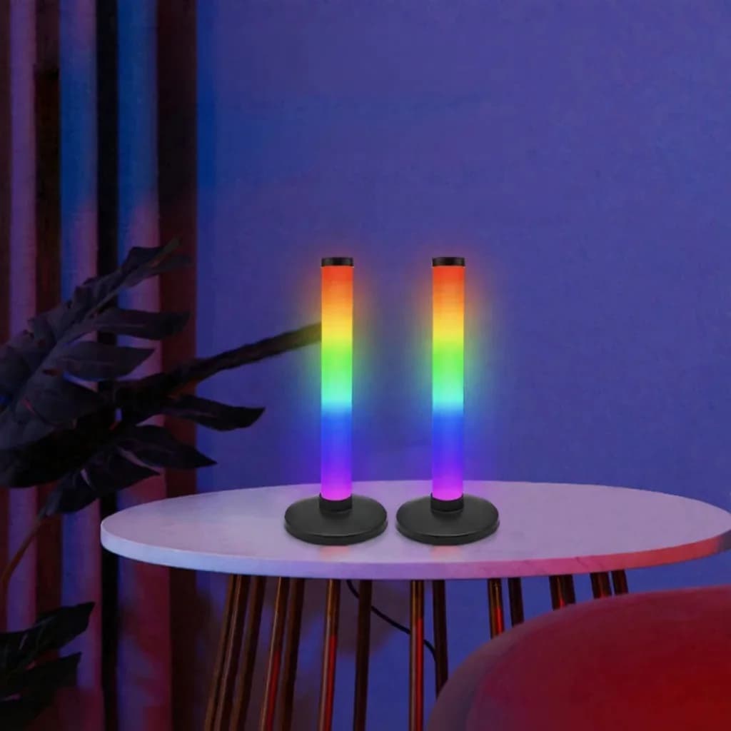 Đèn LED RGB Đồng Bộ Âm Thanh & Điều Khiển App Cho Bàn