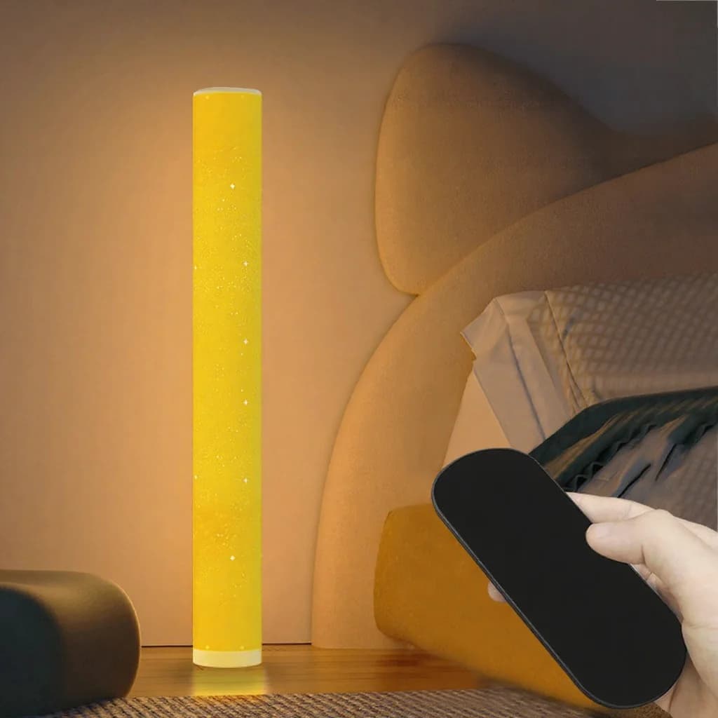 Đèn đứng LED RGB họa tiết sao, điều khiển Remote và App