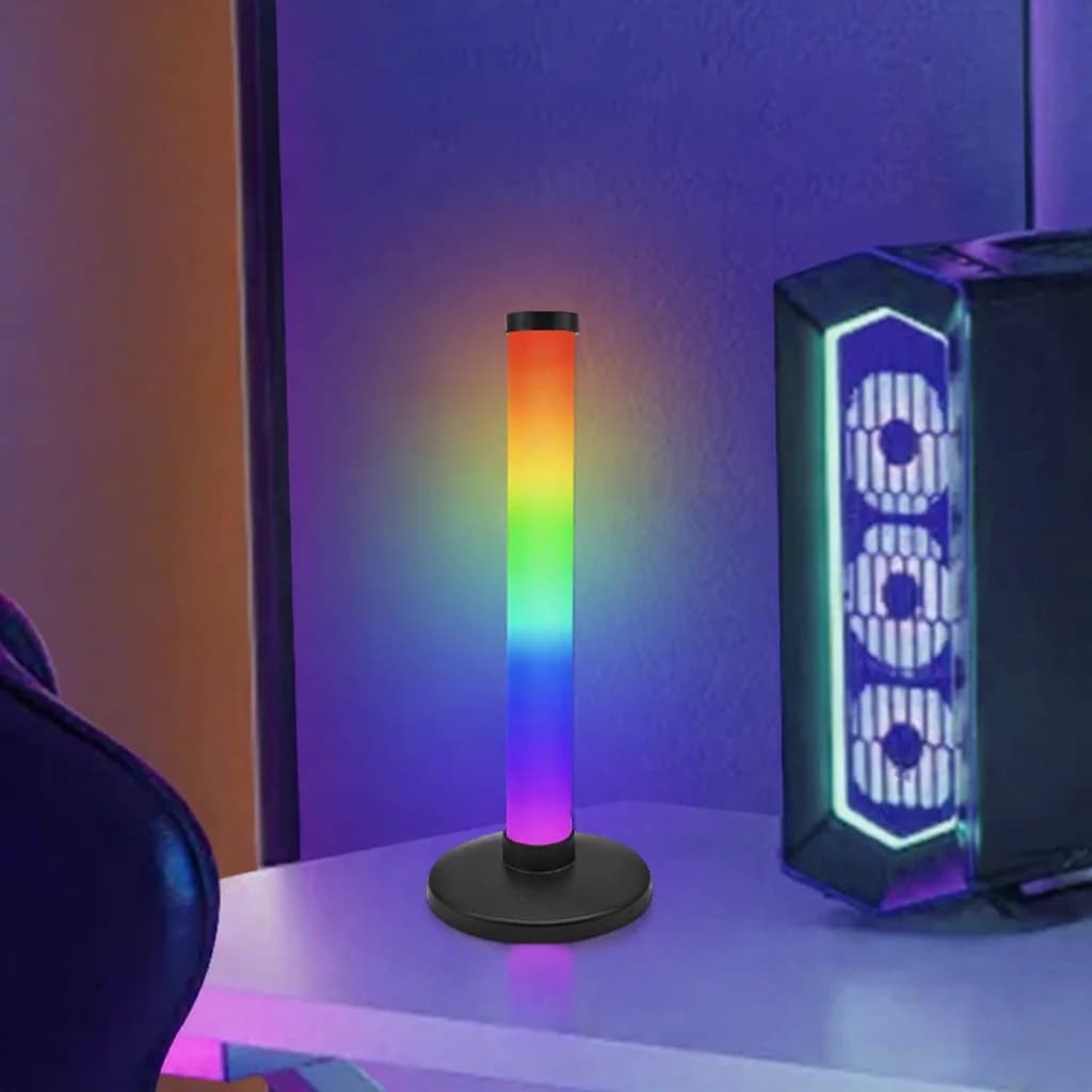 Đèn LED RGB Phản Ứng Âm Thanh Cho Bàn Gaming