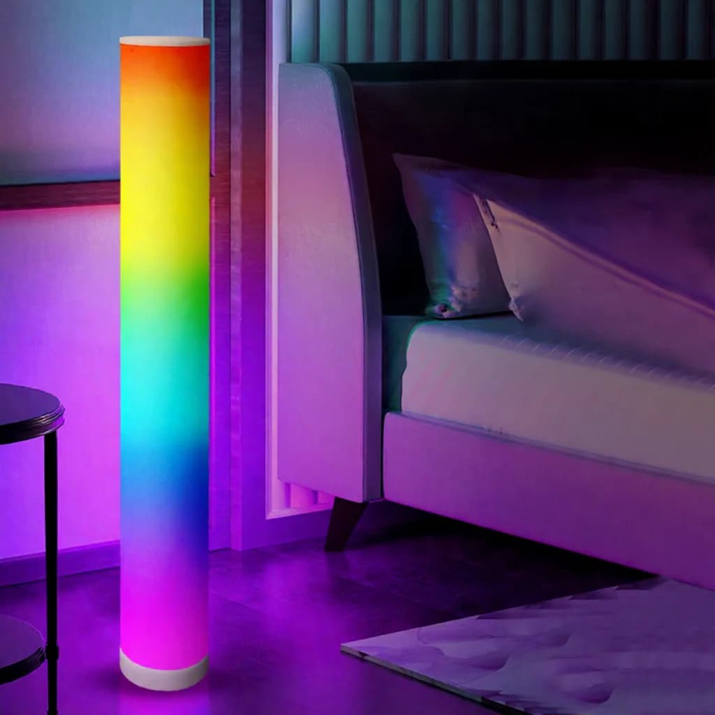 Đèn đứng trụ RGB điều khiển từ xa, đồng bộ nhạc cho trang trí nhà