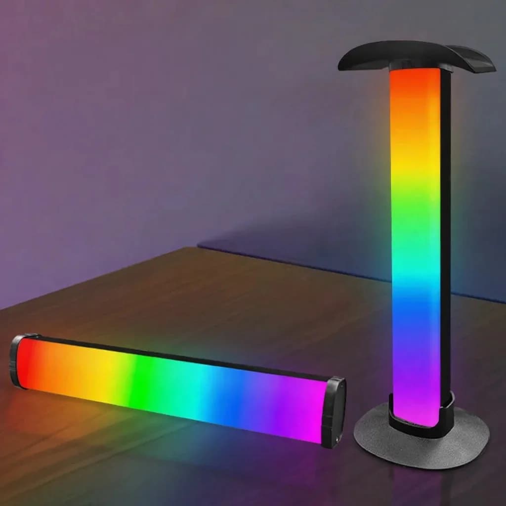 Đèn gaming RGB kèm giá treo tai nghe đồng bộ âm thanh