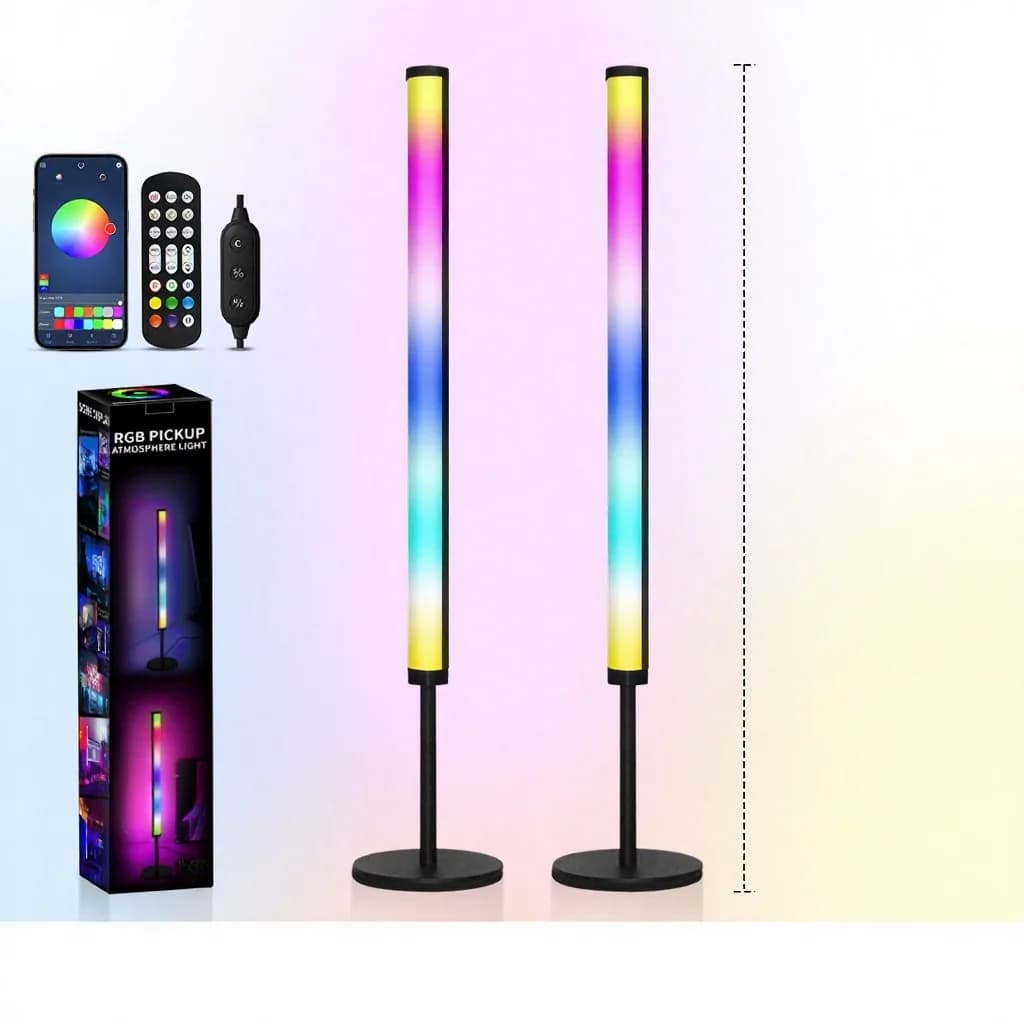 Đèn LED RGB để bàn tạo không khí, đồng bộ nhạc và điều khiển ứng dụng