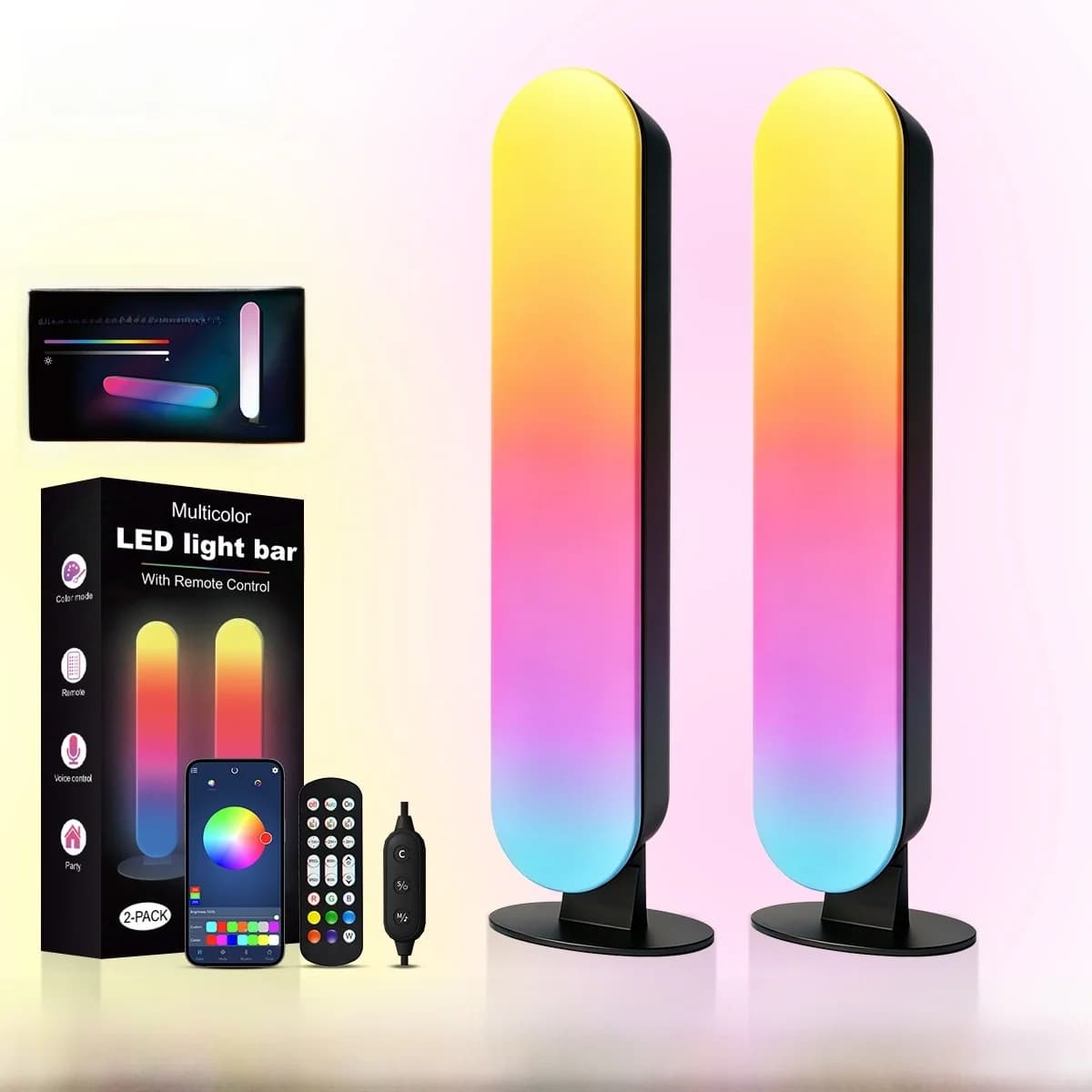 Đèn LED RGB trang trí đồng bộ nhạc Bluetooth & điều khiển App