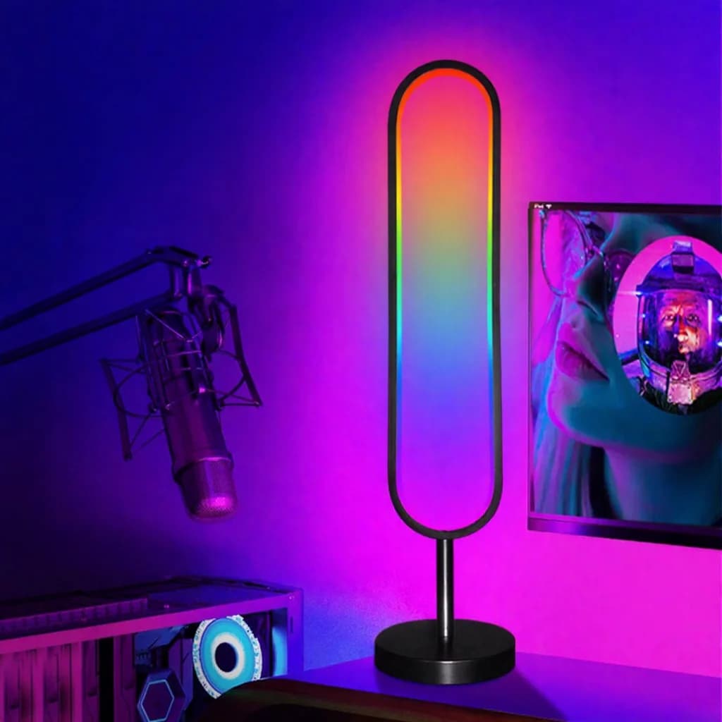 Đèn đứng RGB hình chữ U, phản ứng âm thanh, điều khiển App