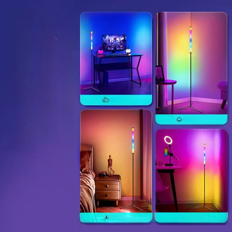 Đèn đứng đổi màu RGB đồng bộ nhạc và điều khiển ứng dụng