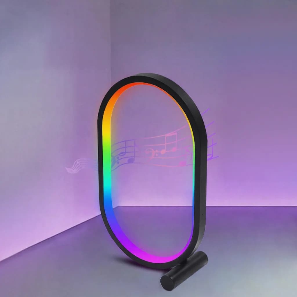 Đèn bàn RGB đồng bộ nhạc điều khiển App phản ứng âm thanh