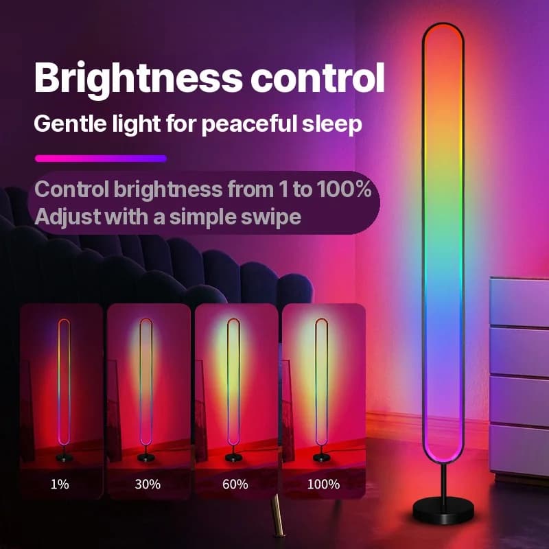 Đèn Atmosphere LED RGB Cảm Ứng Âm Thanh, Điều Khiển App