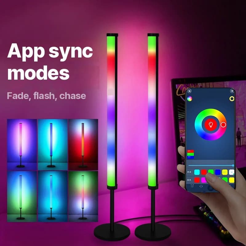 Đèn LED RGB để bàn tạo không khí, đồng bộ nhạc và điều khiển ứng dụng