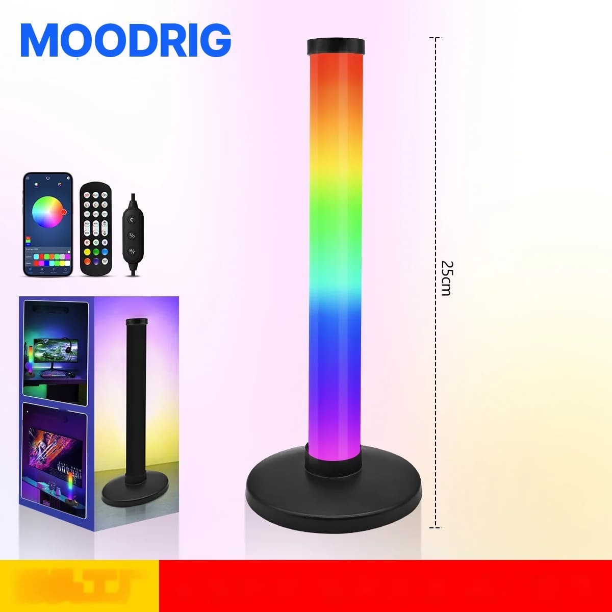 Đèn LED RGB Phản Ứng Âm Thanh Cho Bàn Gaming