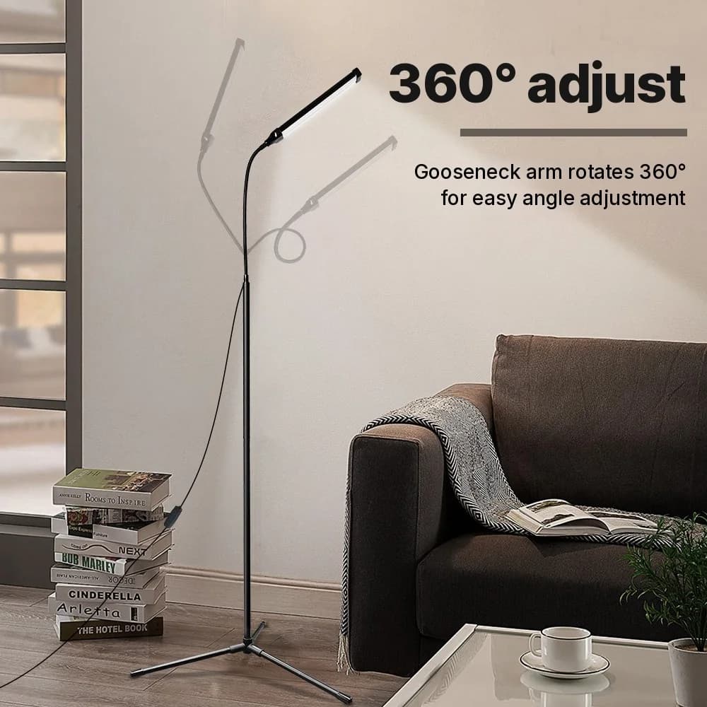 Đèn Sàn USB Chân Tam Giác, Ba Chế Độ Màu