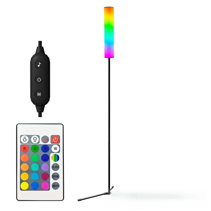 Đèn đứng chân máy ba RGB LED có điều khiển từ xa cho phòng ngủ, phòng khách