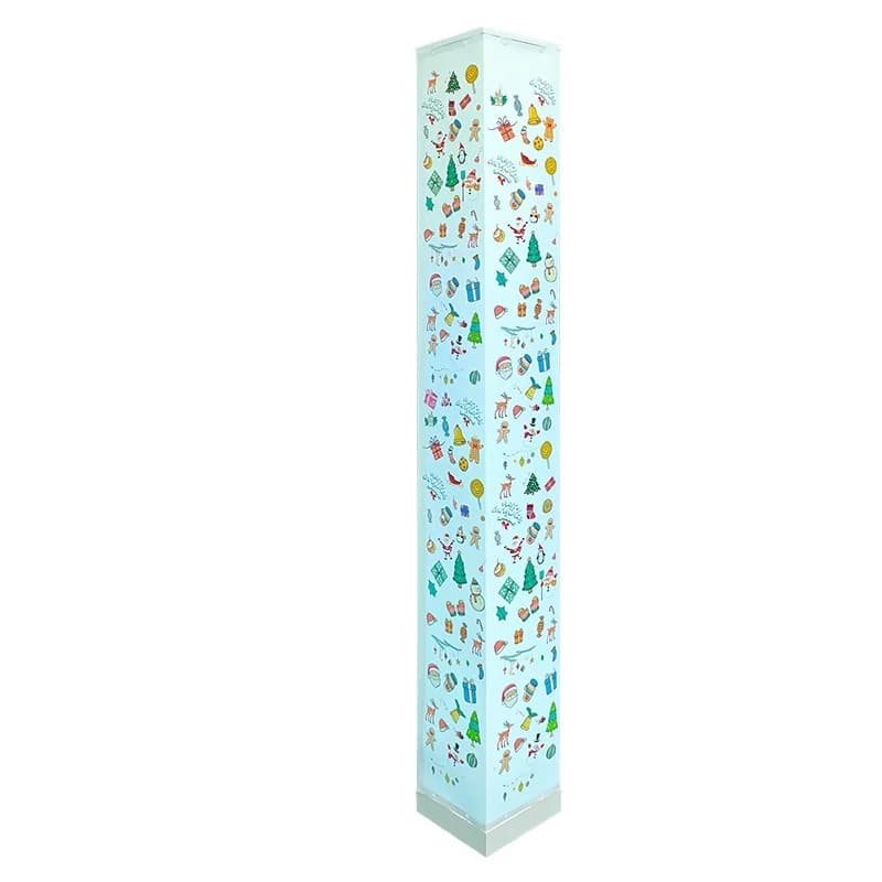 Đèn đứng vuông LED điều khiển từ xa, ánh sáng ambient cho phòng khách