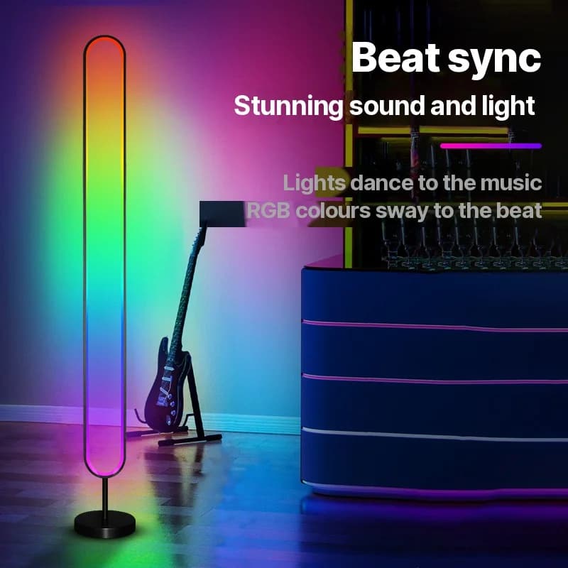 Đèn Atmosphere LED RGB Cảm Ứng Âm Thanh, Điều Khiển App