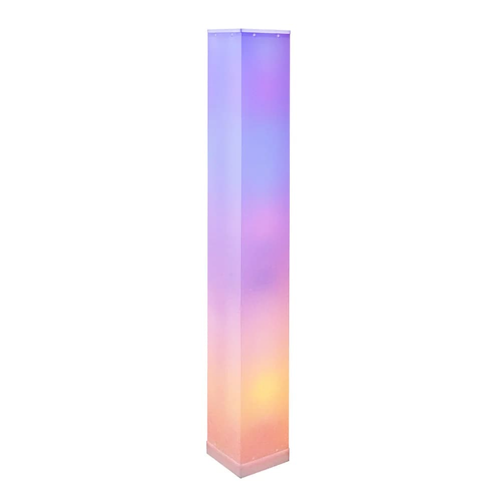 Đèn đứng vuông LED điều khiển từ xa, ánh sáng ambient cho phòng khách